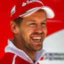 Sebastian Vettel (GER) Ferrari at Formula One World Championship, Rd5, Spanish Grand Prix, Preparations, Barcelona, Spain, Thursday 11 May 2017. © Sutton Motorsport Images