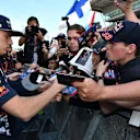 Max Verstappen (NED) Red Bull Racing signs autographs for the fans at Formula One World Championship, Rd5, Spanish Grand Prix, Preparations, Barcelona, Spain, Thursday 11 May 2017. © Sutton Motorsport Images