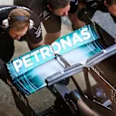 Mercedes AMG F1 W08 rear wing at Formula One World Championship, Rd5, Spanish Grand Prix, Preparations, Barcelona, Spain, Thursday 11 May 2017. © Sutton Motorsport Images