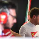 Sebastian Vettel (GER) Ferrari at Formula One Testing, Day One, Bahrain International Circuit, Sakhir, Bahrain, Tuesday 18 April 2017. © Sutton Motorsport Images