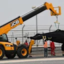 The car of Valtteri Bottas (FIN) Mercedes-Benz F1 W08 Hybrid is recovered after stopping on track at Formula One Testing, Day Two, Bahrain International Circuit, Sakhir, Bahrain, Wednesday 19 April 2017. © Sutton Motorsport Images