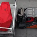 Ferrari freight in the Paddock at Formula One Testing, Day Two, Bahrain International Circuit, Sakhir, Bahrain, Wednesday 19 April 2017. © Sutton Motorsport Images