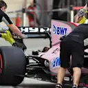 Esteban Ocon (FRA) Force India VJM10 rear at Formula One Testing, Day Two, Bahrain International Circuit, Sakhir, Bahrain, Wednesday 19 April 2017. © Sutton Motorsport Images