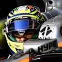 Sergio Perez (MEX) Force India at Formula One Testing, Day One, Barcelona, Spain, 27 February 2017. © Sutton Images