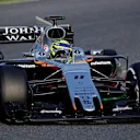 Sergio Perez (MEX) Force India VJM10 at Formula One Testing, Day One, Barcelona, Spain, 27 February 2017. © Sutton Images