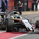 Sergio Perez (MEX) Force India VJM10 at Formula One Testing, Day One, Barcelona, Spain, 27 February 2017. © Sutton Images