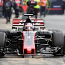 Romain Grosjean (FRA) Haas VF-17 at Formula One Testing, Day Three, Barcelona, Spain, 1 March 2017. © Sutton Images