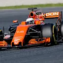 Fernando Alonso (ESP) McLaren MCL32 at Formula One Testing, Day Three, Barcelona, Spain, 1 March 2017. © Sutton Images