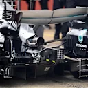 Mercedes-Benz F1 W08 Hybrid rear detail at Formula One Testing, Day Three, Barcelona, Spain, 1 March 2017. © Sutton Images