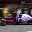 Daniil Kvyat (RUS) Scuderia Toro Rosso STR12 at Formula One Testing, Day Three, Barcelona, Spain, 1 March 2017. © Sutton Images