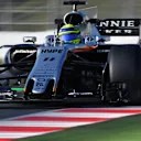 Sergio Perez (MEX) Force India VJM10 at Formula One Testing, Day Four, Barcelona, Spain, 10 March 2017. © Sutton Images