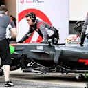 Kevin Magnussen (DEN) Haas VF-17 at Formula One Testing, Day One, Barcelona, Spain, 7 March 2017. © Sutton Images