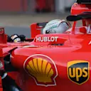 Sebastian Vettel (GER) Ferrari SF70-H at Formula One Testing, Day Three, Barcelona, Spain, 9 March 2017. © Sutton Images