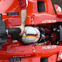 Sebastian Vettel (GER) Ferrari SF70-H at Formula One Testing, Day Three, Barcelona, Spain, 9 March 2017. © Sutton Images