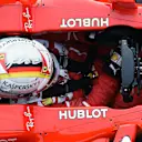 Sebastian Vettel (GER) Ferrari SF70-H cockpit at Formula One Testing, Day Three, Barcelona, Spain, 9 March 2017. © Sutton Images