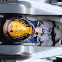 Lewis Hamilton (GBR) Mercedes-Benz F1 W08 Hybrid cockpit at Formula One Testing, Day Two, Barcelona, Spain, 8 March 2017. © Sutton Images