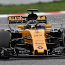 Nico Hulkenberg (GER) Renault Sport F1 Team RS17 with aero sensors at Formula One Testing, Day Two, Barcelona, Spain, 8 March 2017. © Sutton Images
