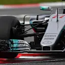 Valtteri Bottas (FIN) Mercedes-Benz F1 W08 Hybrid nose at Formula One Testing, Day Two, Barcelona, Spain, 8 March 2017. © Sutton Images