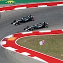 Kevin Magnussen (DEN) Haas VF-17 and Romain Grosjean (FRA) Haas VF-17 at Formula One World Championship, Rd17, United States Grand Prix, Practice, Circuit of the Americas, Austin, Texas, USA, Friday 20 October 2017. © Kym Illman/Sutton Images