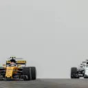 Carlos Sainz (ESP) Renault Sport F1 Team RS17 at Formula One World Championship, Rd17, United States Grand Prix, Practice, Circuit of the Americas, Austin, Texas, USA, Friday 20 October 2017. © Kym Illman/Sutton Images