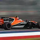 Stoffel Vandoorne (BEL) McLaren MCL32 at Formula One World Championship, Rd17, United States Grand Prix, Practice, Circuit of the Americas, Austin, Texas, USA, Friday 20 October 2017. © Kym Illman/Sutton Images