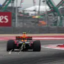 Max Verstappen (NED) Red Bull Racing RB13 sparks at Formula One World Championship, Rd17, United States Grand Prix, Practice, Circuit of the Americas, Austin, Texas, USA, Friday 20 October 2017. © Kym Illman/Sutton Images