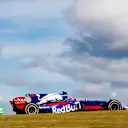 Daniil Kvyat (RUS) Scuderia Toro Rosso STR12 at Formula One World Championship, Rd17, United States Grand Prix, Practice, Circuit of the Americas, Austin, Texas, USA, Friday 20 October 2017. © Sam Bloxham/LAT/Sutton Images
