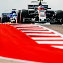 Kevin Magnussen (DEN) Haas VF-17 at Formula One World Championship, Rd17, United States Grand Prix, Practice, Circuit of the Americas, Austin, Texas, USA, Friday 20 October 2017. © Sam Bloxham/LAT/Sutton Images