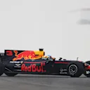 Daniel Ricciardo (AUS) Red Bull Racing RB13 spins at Formula One World Championship, Rd17, United States Grand Prix, Practice, Circuit of the Americas, Austin, Texas, USA, Friday 20 October 2017. © Kym Illman/Sutton Images