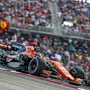 Fernando Alonso (ESP) McLaren MCL32 at Formula One World Championship, Rd17, United States Grand Prix, Qualifying, Circuit of the Americas, Austin, Texas, USA, Saturday 21 October 2017. © Kym Illman/Sutton Images