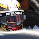 Lewis Hamilton (GBR) Mercedes-Benz F1 W08 Hybrid at Formula One World Championship, Rd17, United States Grand Prix, Qualifying, Circuit of the Americas, Austin, Texas, USA, Saturday 21 October 2017. © Mark Sutton/Sutton Images