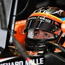 Fernando Alonso (ESP) McLaren MCL32 at Formula One World Championship, Rd17, United States Grand Prix, Qualifying, Circuit of the Americas, Austin, Texas, USA, Saturday 21 October 2017. © Mark Sutton/Sutton Images