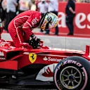 Sebastian Vettel (GER) Ferrari SF70-H in parc ferme at Formula One World Championship, Rd17, United States Grand Prix, Qualifying, Circuit of the Americas, Austin, Texas, USA, Saturday 21 October 2017. © Manuel Goria/Sutton Images