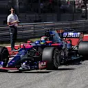 Brendon Hartley (NZL) Scuderia Toro Rosso STR12 on the grid at Formula One World Championship, Rd17, United States Grand Prix, Race, Circuit of the Americas, Austin, Texas, USA, Sunday 22 October 2017. © Manuel Goria/Sutton Images