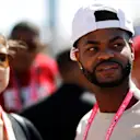 Amanda Cerny (USA) and King Bach (USA) at Formula One World Championship, Rd17, United States Grand Prix, Race, Circuit of the Americas, Austin, Texas, USA, Sunday 22 October 2017. © Manuel Goria/Sutton Images