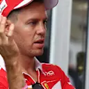 Sebastian Vettel (GER) Ferrari at Formula One World Championship, Rd17, United States Grand Prix, Preparations, Circuit of the Americas, Austin, Texas, USA, Thursday 19 October 2017. © Mark Sutton/Sutton Images