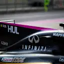 Renault Sport F1 Team RS17 engine cover fin at Formula One World Championship, Rd17, United States Grand Prix, Preparations, Circuit of the Americas, Austin, Texas, USA, Thursday 19 October 2017. © Manuel Goria/Sutton Images