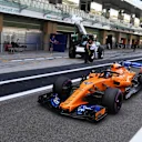 Lando Norris, McLaren MCL33 at Formula One Testing, Day One, Yas Marina Circuit, Abu Dhabi, UAE, Tuesday 27 November 2018.