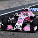 Sergio Perez, Racing Point Force India VJM11 at Formula One Testing, Day One, Yas Marina Circuit,