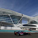 Daniil Kvyat, Scuderia Toro Rosso STR13 at Formula One Testing, Day Two, Yas Marina Circuit, Abu Dhabi, UAE, Wednesday 28 November 2018.