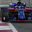 Daniil Kvyat, Scuderia Toro Rosso STR13 at Formula One Testing, Day Two, Yas Marina Circuit, Abu