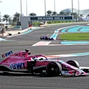 Lance Stroll, Racing Point Force India VJM11 at Formula One Testing, Day Two, Yas Marina Circuit, Abu Dhabi, UAE, Wednesday 28 November 2018.