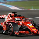 Sebastian Vettel, Ferrari SF71H at Formula One World Championship, Rd21, Abu Dhabi Grand Prix, Practice, Yas Marina Circuit, Abu Dhabi, UAE, Friday 23 November 2018.