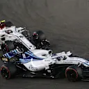 Lance Stroll, Williams FW41 and Charles Leclerc, Alfa Romeo Sauber C37 battle at Formula One World Championship, Rd21, Abu Dhabi Grand Prix, Race, Yas Marina Circuit, Abu Dhabi, UAE, Sunday 25 November 2018.