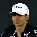 Esteban Ocon, Racing Point Force India in the press conference at Formula One World Championship, Rd21, Abu Dhabi Grand Prix, Preparations, Yas Marina Circuit, Abu Dhabi, UAE, Thursday 22 November 2018.