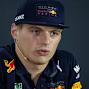 Max Verstappen, Red Bull Racing in the press conference at Formula One World Championship, Rd21, Abu Dhabi Grand Prix, Preparations, Yas Marina Circuit, Abu Dhabi, UAE, Thursday 22 November 2018.