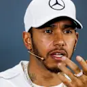Lewis Hamilton, Mercedes AMG F1 in the press conference at Formula One World Championship, Rd21, Abu Dhabi Grand Prix, Preparations, Yas Marina Circuit, Abu Dhabi, UAE, Thursday 22 November 2018.
