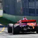 Sebastian Vettel (GER) Ferrari SF-71H rear smoke at Formula One World Championship, Rd1, Australian Grand Prix, Practice, Melbourne, Australia, Friday 23 March 2018. © Mark Sutton/Sutton Images