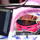 Esteban Ocon (FRA) Force India VJM11 at Formula One World Championship, Rd1, Australian Grand Prix, Practice, Melbourne, Australia, Friday 23 March 2018. © Mark Sutton/Sutton Images