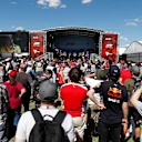 Fans watch the Team Principals on stage at Formula One World Championship, Rd1, Australian Grand Prix, Practice, Melbourne, Australia, Friday 23 March 2018. © Zak Mauger/LAT/Sutton Images